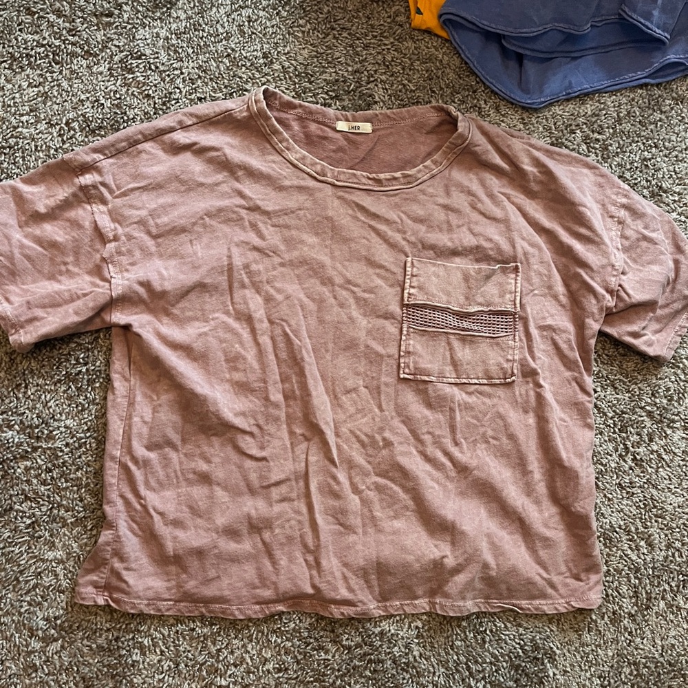 J Her Pocket Tee- Medium